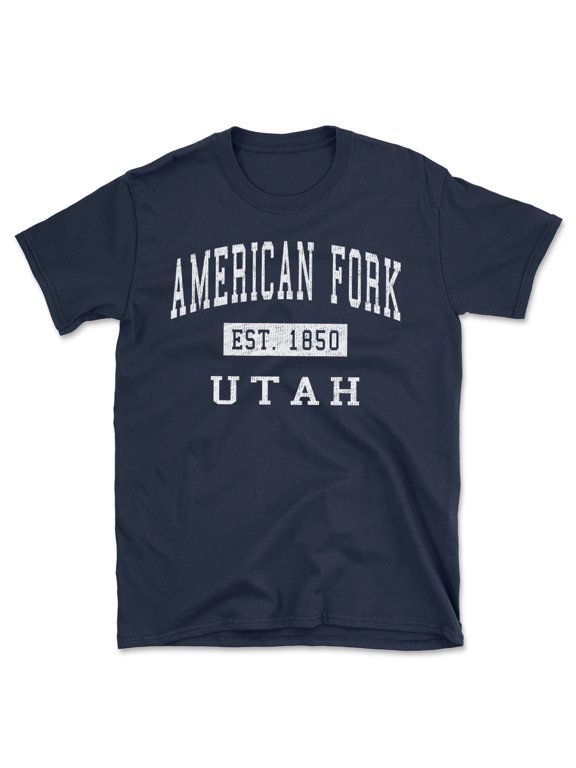 American Fork Utah Classic Established Men's Cotton T-Shirt