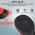 thumbnail image 5 of Zapatos para perros, 4 botas antideslizantes para perros con correa de sujeción ajustable, botas para perros pequeños, medianos y grandes, fáciles de poner en la almohadilla protectora para perros L,, 5 of 5