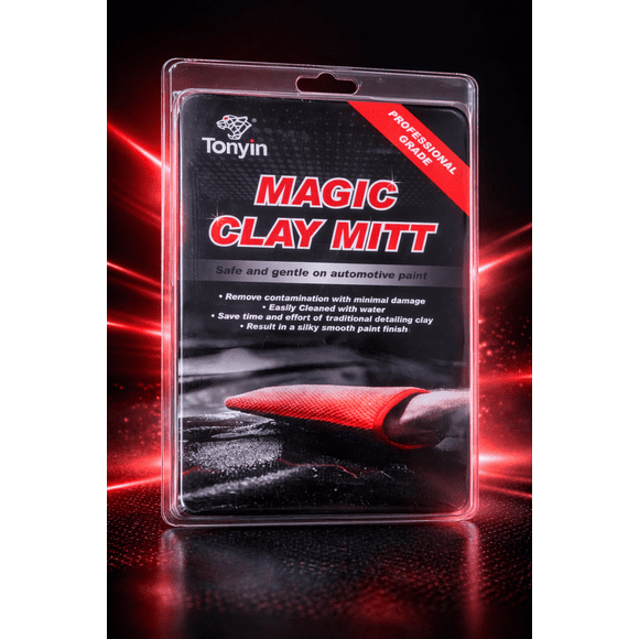 Tonyin Magic Clay Mitt Guante Descontaminante para Pintura de Auto | Removedor de Contaminantes de Pintura | Detailing Automotriz