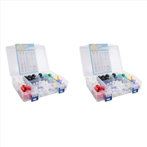 Rollbacks & More 2X Molecular Model Kit, Organic Chemistry Set, Atom Element Kit for Lessons , Structures Building