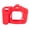 Red, variant on YAHHU Camera Protective Silicone Case Fit for Nikon D7100 D7200 Non Slip Textured Soft Cover Red (10.24 inches / 26 cm)