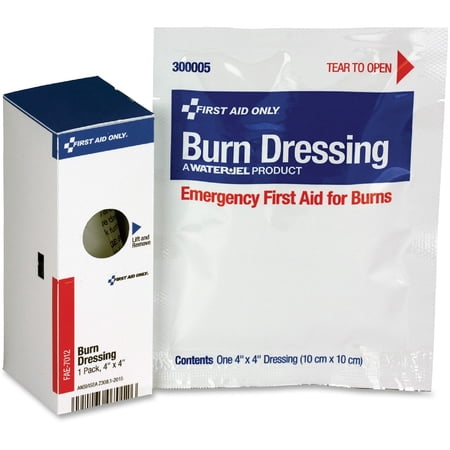 First Aid Only SmartCompliance Refill Burn Dressing 4 x 4 White FAE7012