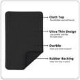 thumbnail image 2 of Alfombra de baño Bosap de goma ultrafina para baño, 43 x 68 cm, color negro, 2 of 6
