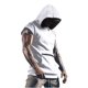 thumbnail image 1 of Camisas de Manga Corta de los Hombres Slim Fit Cuello Redondo Superior, Ligero Poliéster Casual de Manga Corta Blusa, 1 of 5