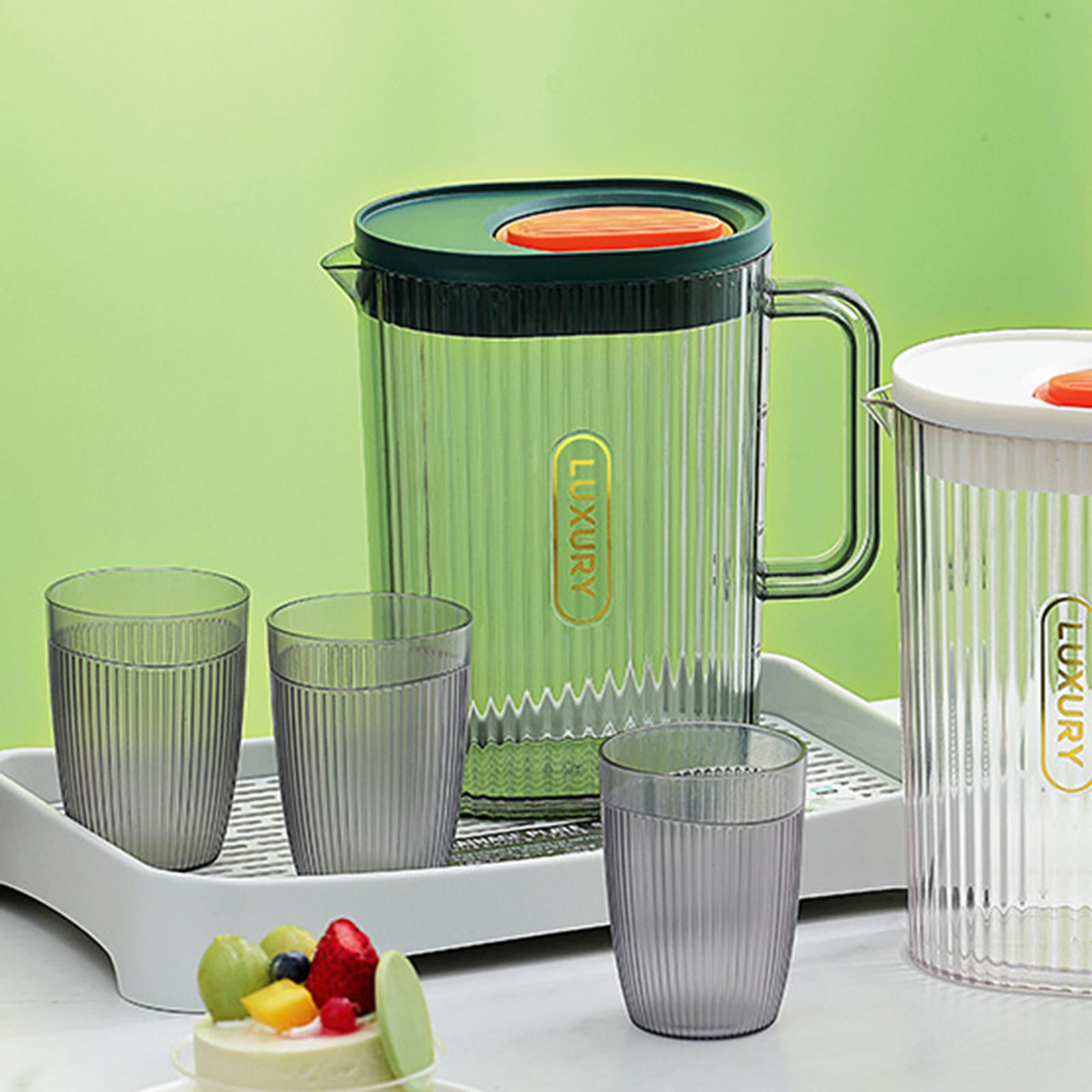 2L Cold Carafe Teacold Water Jug Mix Drinks Water Jug Juice Drinking