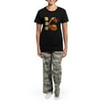 thumbnail image 4 of CafePress - Irishsetterboo2 Women's Dark Pajamas - Women's Short Sleeve Print T-Shirt and Pants Dark Cotton Pajama Set, 4 of 7