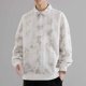 thumbnail image 1 of pstuiky camisa de manga larga para hombre, Camiseta de manga larga con botones y estampado vintage para hombre, sin capucha salir tops l, 1 of 7