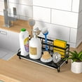 thumbnail image 5 of Kitchen Sink Caddy Organizer, Rustproof Non-Slip Soap Dish Dispenser Brush, Spon, 5 of 6