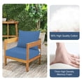 thumbnail image 5 of Outdoor Deep Seat Patio Cushion Set, 24x24x4.3 in, Waterproof Fade-Resistant Patio Furniture Cushions with Backrest, Removable Covers（Navy blue）, 5 of 6