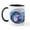 White/Black Inside, variant on CafePress - Dolphin Bunny Rabbit Easter Mug - 11 oz Ceramic Mug - Novelty Coffee Tea Cup