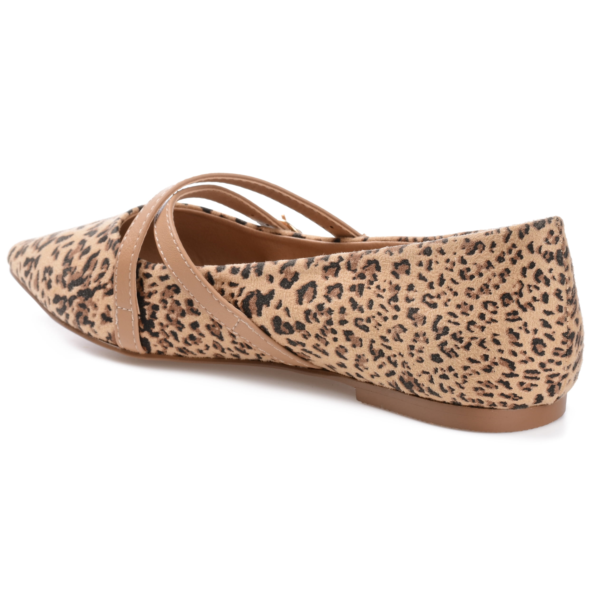 Journee Womens Patricia Slip On Pointed Toe Ballet Flats, Widths Available