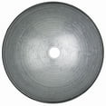 thumbnail image 2 of VIGO Giovanni Artistic Silver Glass 17 in. L x 17 in. W x 6 in. H Round Vessel Bathroom Sink, 2 of 8