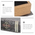 thumbnail image 3 of Miangastore Xmas Gift Storage Box Bible Shape Box Wooden Box Gift Container Christmas Supply, 3 of 8
