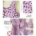 thumbnail image 4 of GYRATEDREAM 2-12 Years Girl's Tropical Print Bikini Bathing Suit with Kimono 3 Piece Floral Swimsuits, 4 of 7