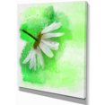 thumbnail image 2 of Camomille Blanche avec Éclaboussures Vertes - Impression sur Toile Florale, 2 of 3