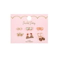 thumbnail image 2 of Packed Party Goldtone Game Day Earring Set, Female, 6 Pairs, 2 of 2