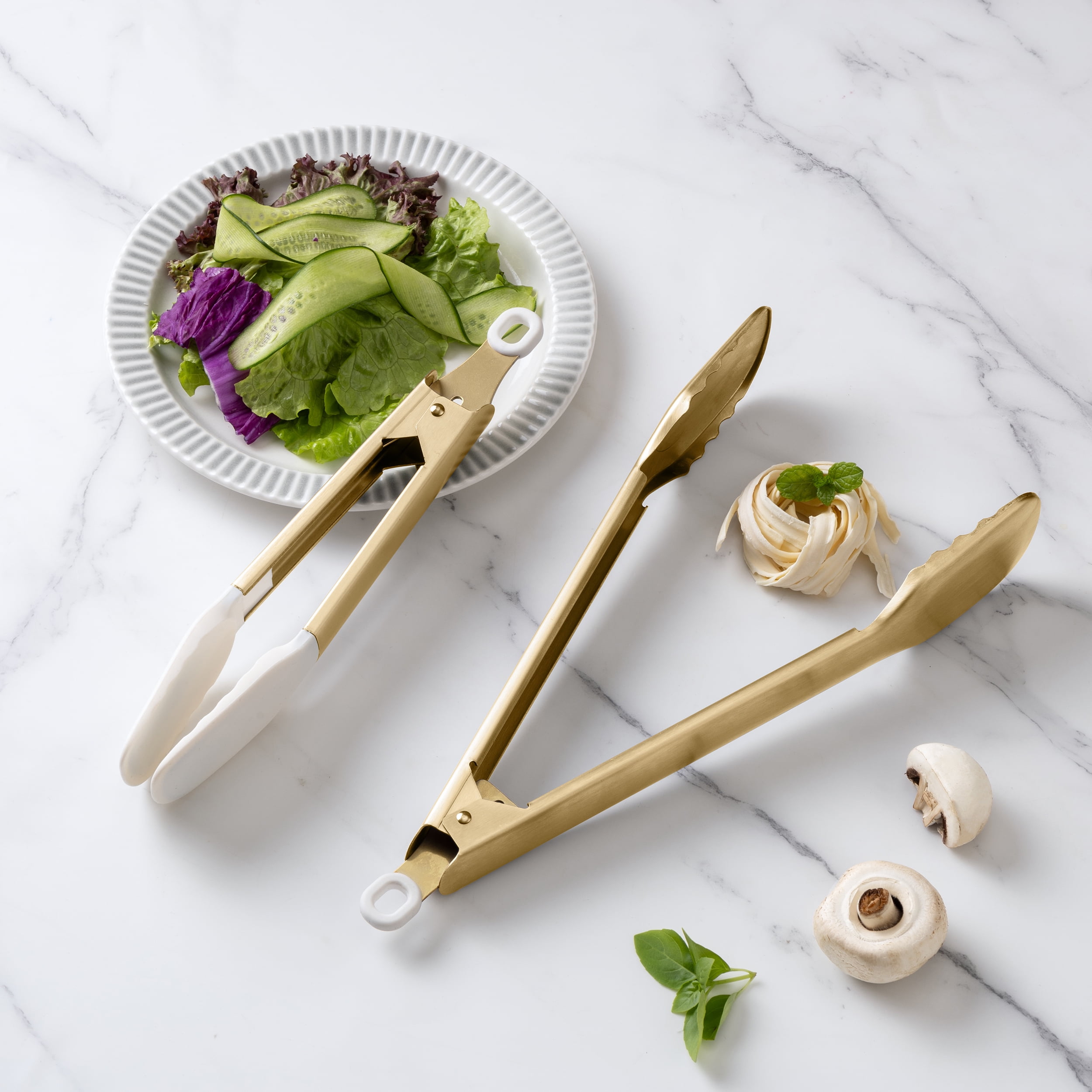 Cook with Color 2-Piece Tongs Set – Durable & Heat-Resistant
