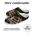 thumbnail image 6 of Yiaed Cyber Skeleton With Tattoos Print Slippers Fuzzy Warm Cozy Slippers Non Slip House Slippers For Indoor Outdoor Slippers House Slippers-11, 6 of 7