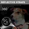 thumbnail image 4 of Arkham Dog Harness, No-Pull Pet Harness with 2 Leash Clips, Adjustable Soft Padded Dog Vest, Reflective No-Choke Pet Oxford Vest with Easy Control Handle for Large Dogs, Orange, M, 4 of 7