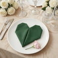 thumbnail image 3 of Unique Bargains 12Pcs Satin Washable Cloth Napkins Dark Green 17x17inch, 3 of 6
