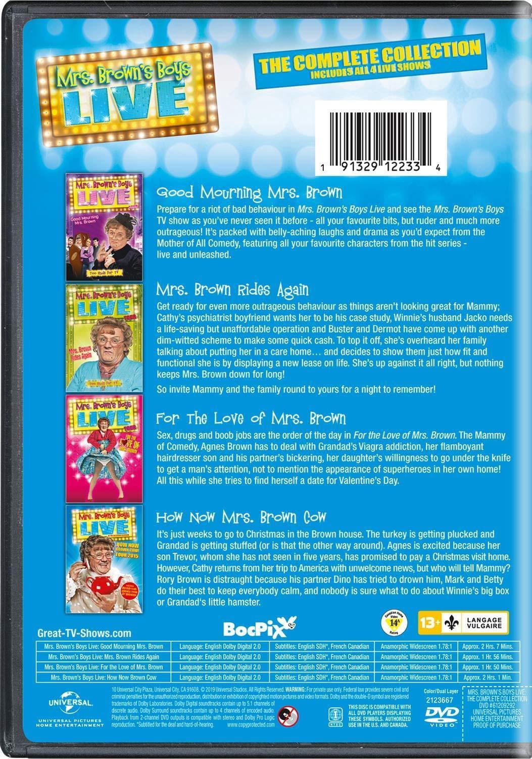 Mrs. Brown's Boys Live: The Complete Collection [DVD Box Set