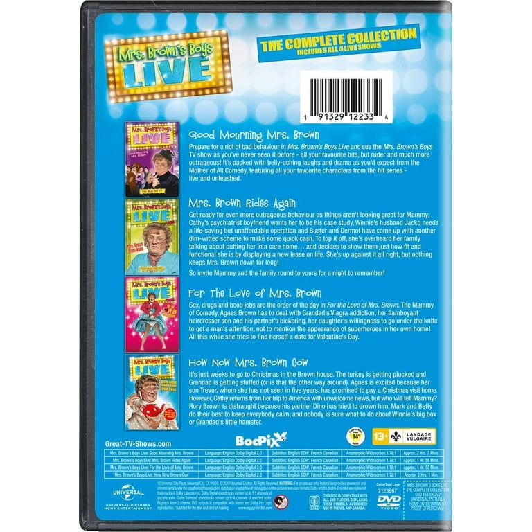 (未使用･未開封品)Mrs Brown&#39;s Boys Live Boxset: [DVD] Mrs Brown's Boys Live Boxset: Good Mourning Mrs Brown & Mrs