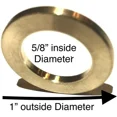 thumbnail image 3 of Diablo D58Xxx Saw Blade Reducer Arbor Adapter Ring 1" X 5/8", 3 of 5