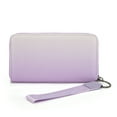 thumbnail image 6 of Wrangler Purple Wallet for Women RFID Wallets, Card Cases & Money Organizers Ladies Female Large Wristlet Wallet Chic Phone Credit Card Clutch Wallets with Smooth Zipper and ID Window, 6 of 7