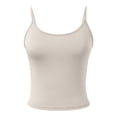 thumbnail image 5 of MuXiKeJi Clothes Cotton Tank Tops with Built-in Shelf Bra Sleeveless Racerback Fitted Basic Cami Shirts, 5 of 7