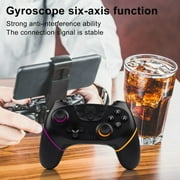 Game Handle Stable Signal Connection Ability Gyroscope Six-axis Function Ergonomic Design Dual Vibration Game Control Wireless Bluetooth-compatible Gaming Control Joystick for SwitchPro/OLED