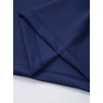 thumbnail image 7 of YONGHS Girls Lightweight Dry-Fit Summer Athletic Basic Tops Crew Neck Short Sleeve T-shirts Navy Blue 5-6, 7 of 7