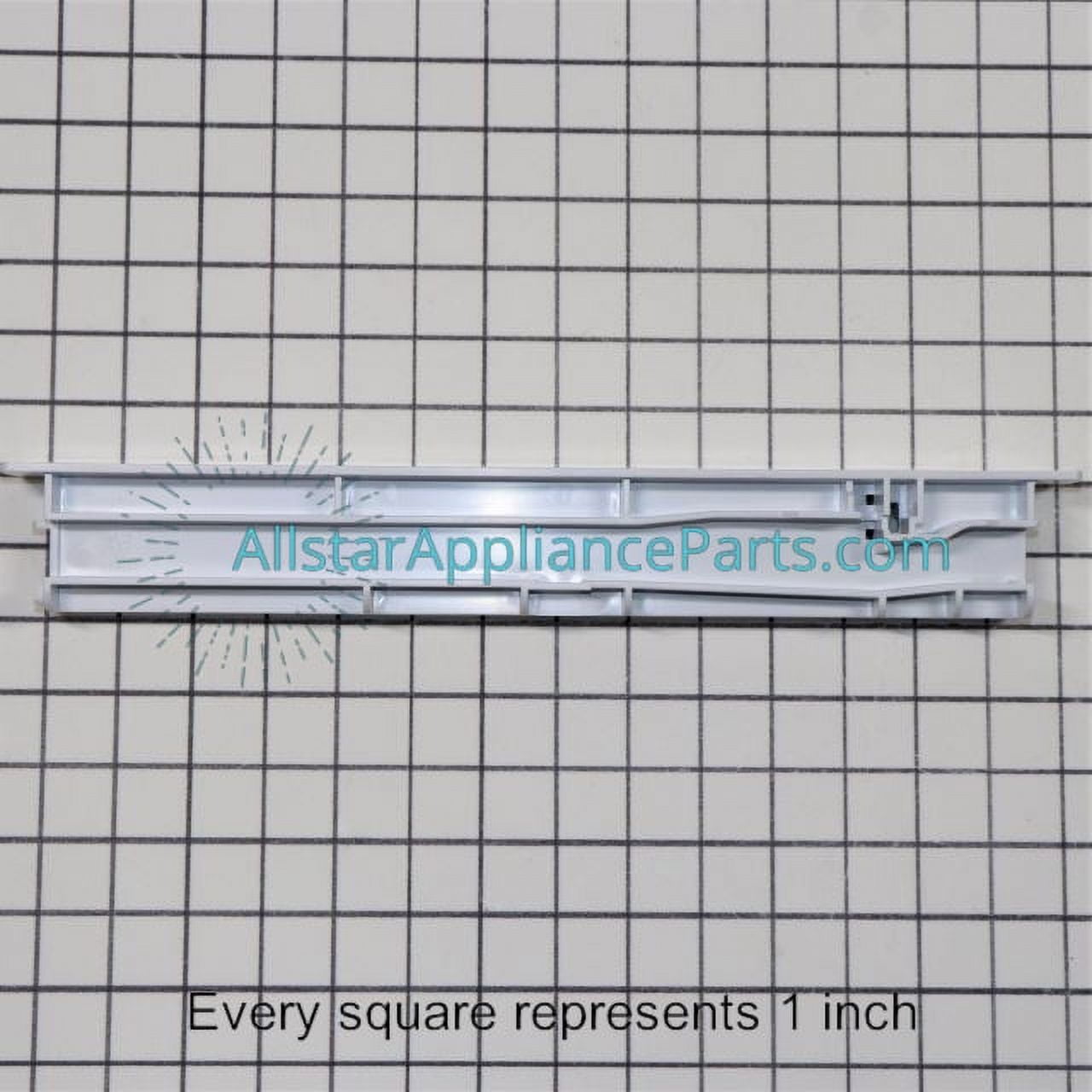 Whirlpool Refrigerator Center Drawer Slide Rail WPW10326469