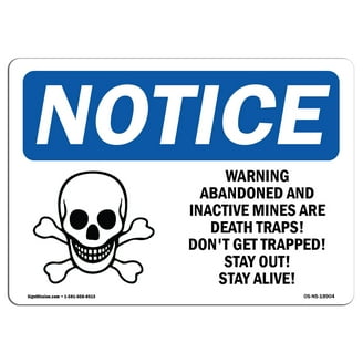 OSHA Notice Signs - Warning! Important Safety Sign With Symbol