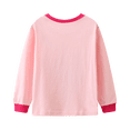 thumbnail image 5 of 2 girls casual crew neck cartoon print pajama sets, 5 of 5