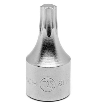 GearWrench 81184 - 1/4" Drive T10 Shallow Satin Torx Bit Socket