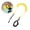 Yellow, variant on Coiled Paddle Board Leash Thick Legrope Strap Replacement Surfboard Leash Coiled Spring Leg Foot Rope Surfing Leash