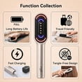 thumbnail image 2 of DayIn Electric Scalp Massager Hair Oil Applicator, Cordless Vibration Head Massager, Red Light Hair Brush, Deep Clean Comb for Home & Travel Silver, 2 of 9