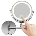 thumbnail image 1 of Wall Mounted Vanity Mirror with Adjustable Light - Swivel Vanity Mirror, 1 of 5