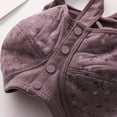 thumbnail image 6 of Hessimy Daisy Bras for Older Women, Comfortable Convenient Front Closure Cotton Bras for Seniors, Full Support No Underwire Bras(Purple,40), 6 of 7
