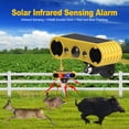 thumbnail image 4 of Alarma De Luz De Sonido Solar, Alarma De Luz De Sonido Infrarroja Rango De Detección De 5-8 M Batería De 3,7 V 1200 MAh Modos Múltiples Para Residencia Granja, 4 of 7