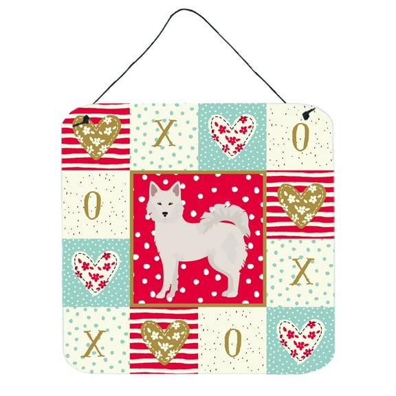 Danish Spitz Love Wall or Door Hanging Prints Red