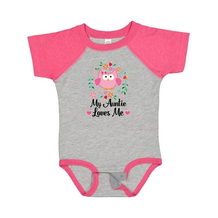 

Inktastic My Auntie Loves Me Niece Girls Baby Bodysuit