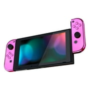 مجموعة أزرار كاملة لحافظة eXtremeRate Chrome Pink البديلة المحمولة لجهاز Nintendo Switch/OLED Joy-Con