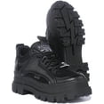 thumbnail image 5 of Buffalo Aspha HYB Women's Lace Up Vegan Platform Chunky Trainers In Black Size 8.5, 5 of 6
