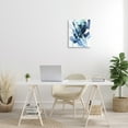 thumbnail image 3 of Stupell Industries Restless Blue Splash Abstract Painting Gallery Wrapped Canvas Art Print Wall Art, 16 x 20, 3 of 8