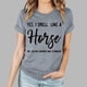 thumbnail image 1 of Fiudx Ofertas y Liquidaciones Camiseta Informal de Manga Corta con Cuello Redondo y Estampado de Letras a La Moda para Mujer, 1 of 4