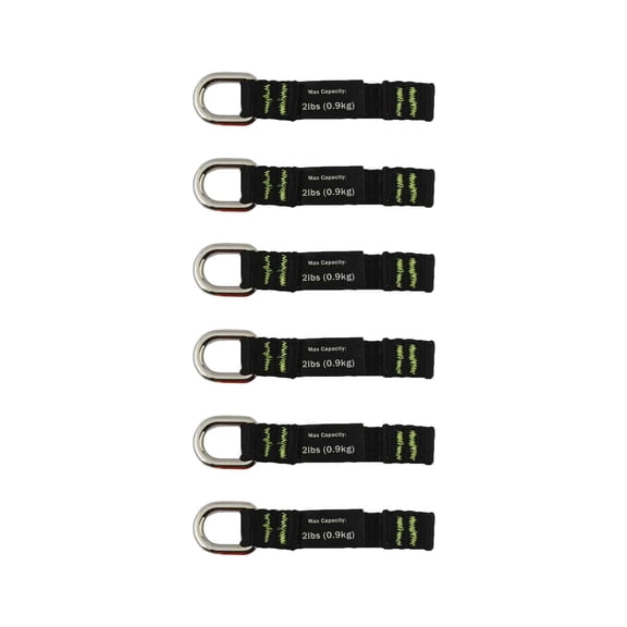 3700 Short Black Web Tool Tails - 2lb 6-pack