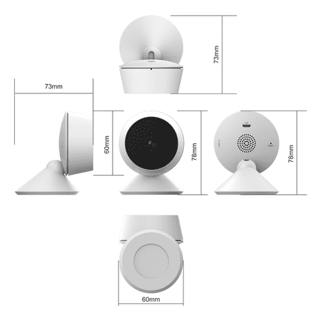 Baby Monitor With Camera and Audio, Laxihub 2K Vidoe Baby Monitor Camera M1T with 2 Way Audio Night Vision Crying & Motion Detection APP Control