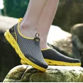 thumbnail image 6 of Men Mesh Water Shoes Slip On Casual Walking Outdoor Flats Sneakers Breathable, 6 of 7