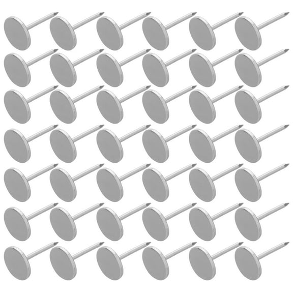 WHAMVOX 150pcs Upholstery Tacks 11mm×17mm Decorative Push Pins For Furniture Flat Head Thumb Tacks Heavy Duty Metal Tacks